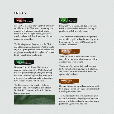Nordisk Academy: Tents ( 英文 ) 第 8 页