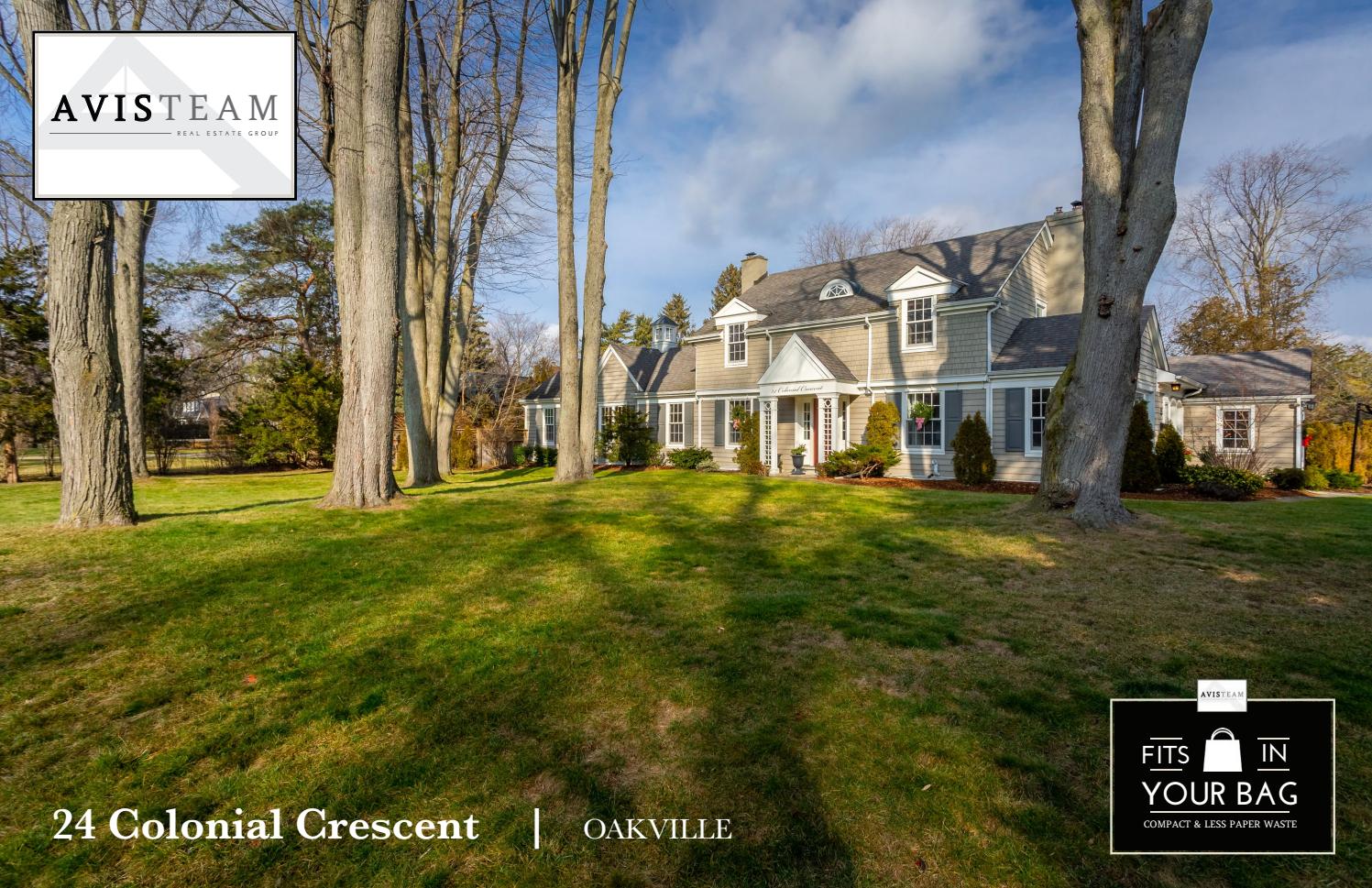 24 Colonial Crescent Oakville By Avisteam Issuu