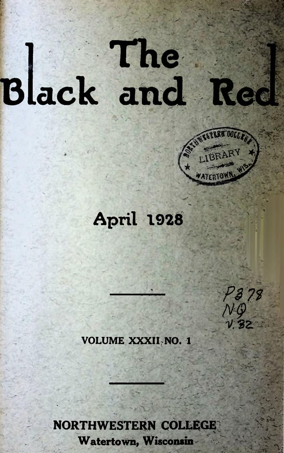 1928-1929 NWC The Black and Red Vol. 32 by Martin Luther College - Issuu