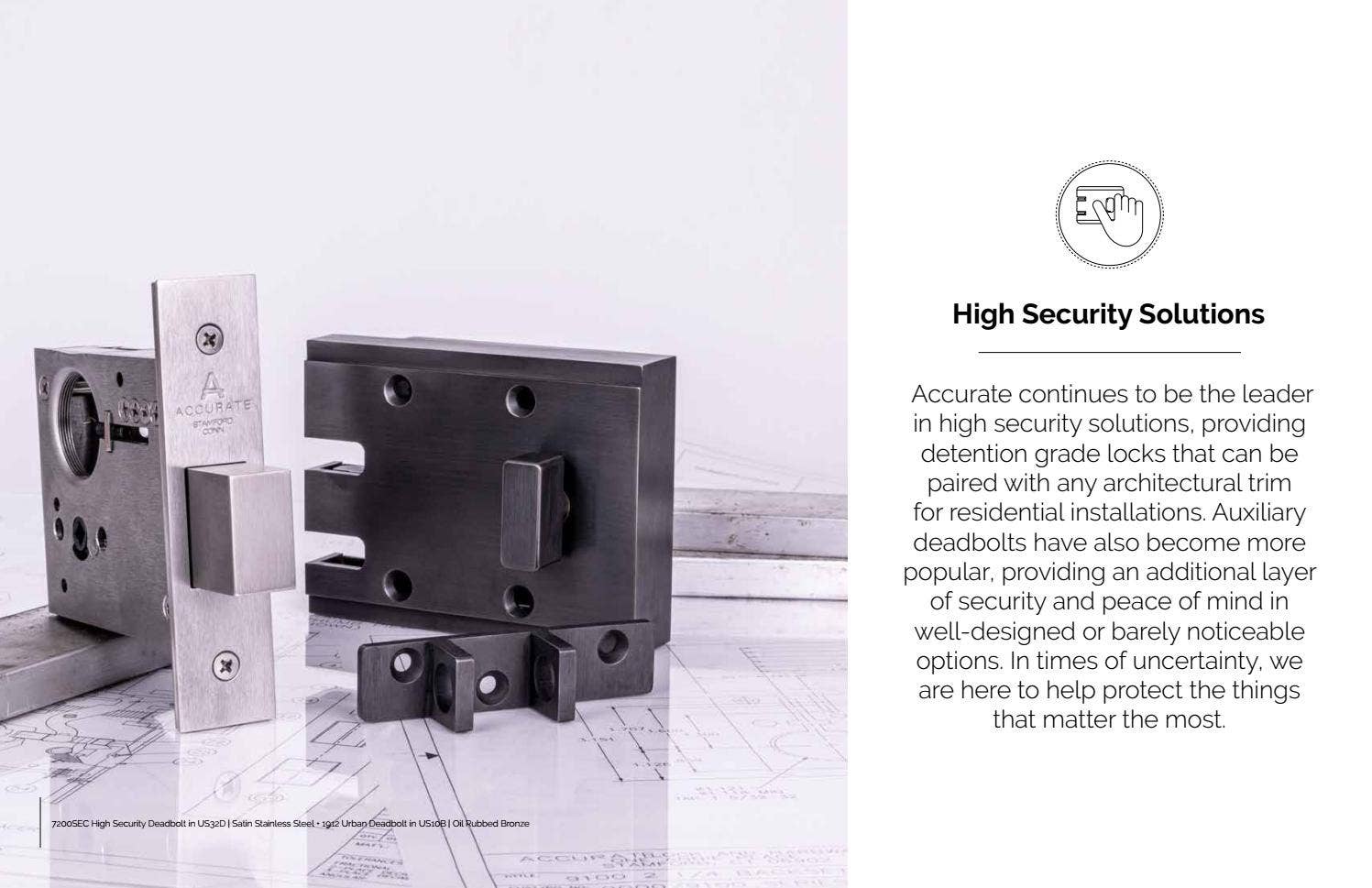 2021 New Product Book by Accurate Lock and Hardware Issuu