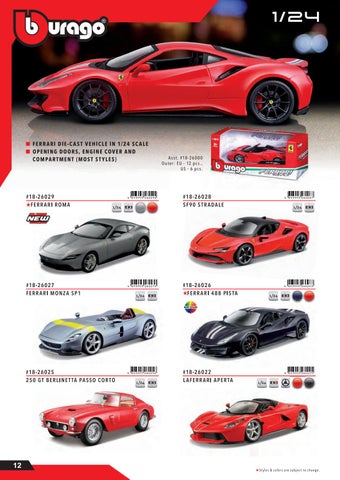 灯饰目录 Bburago Ferrari 2021 第 14 页