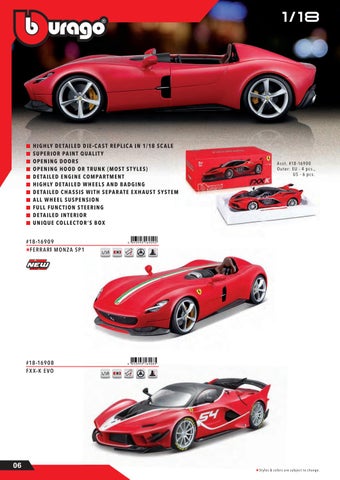 灯饰目录 Bburago Ferrari 2021 第 8 页