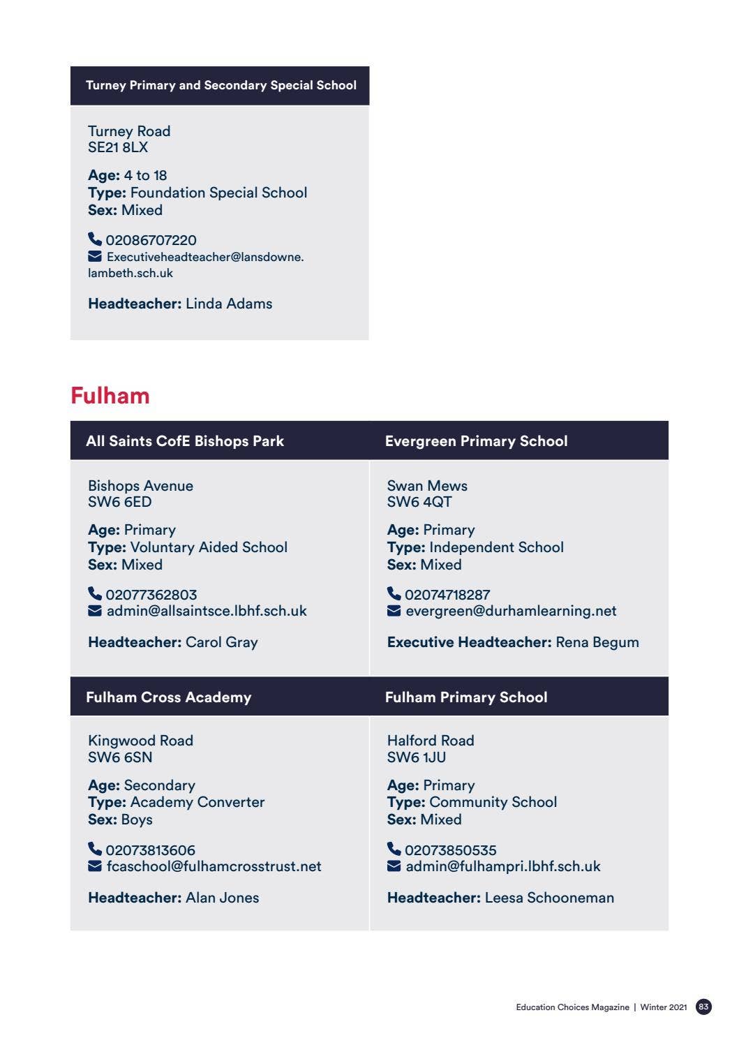 Education Choices - Winter 2021 by educationchoicesmagazine - Issuu