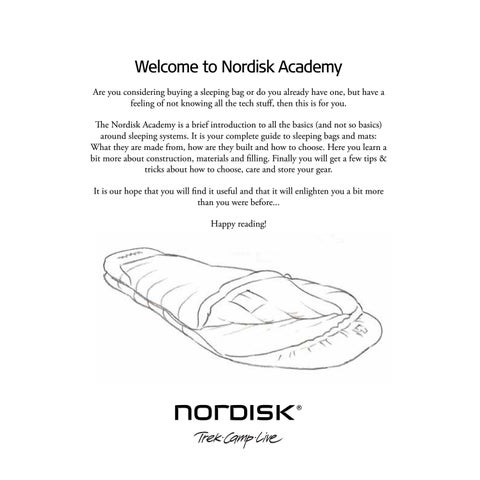 Nordisk Academy: Sleeping bags ( 英文 ) 第 2 页