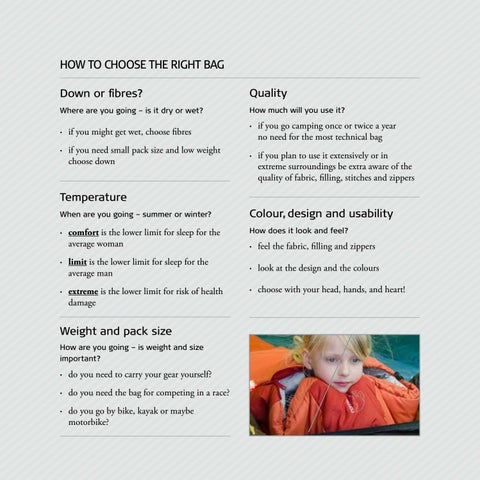 Nordisk Academy: Sleeping bags ( 英文 ) 第 3 页