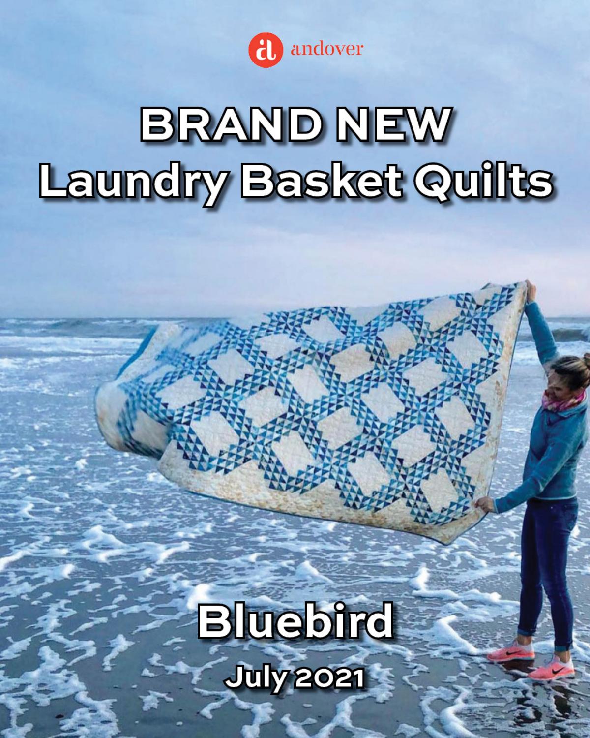 Bluebird by Laundry Basket Quilts Available July 2021 by