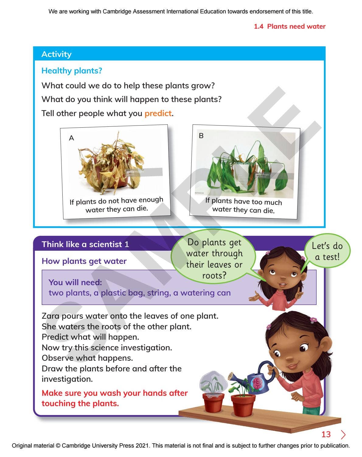 Primary Science Learner’s Book 1 Sample by Cambridge International ...