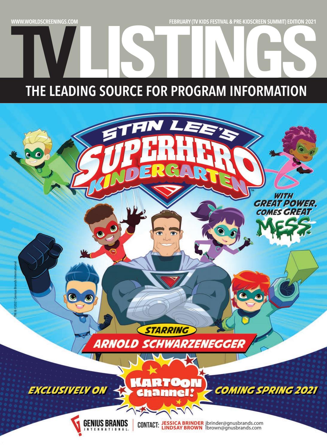 TV Listings February 2021 by World Screen Issuu