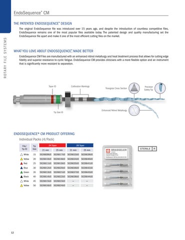 File Rotanti Brasseler Endosequence, Molte Varianti - Foto 4