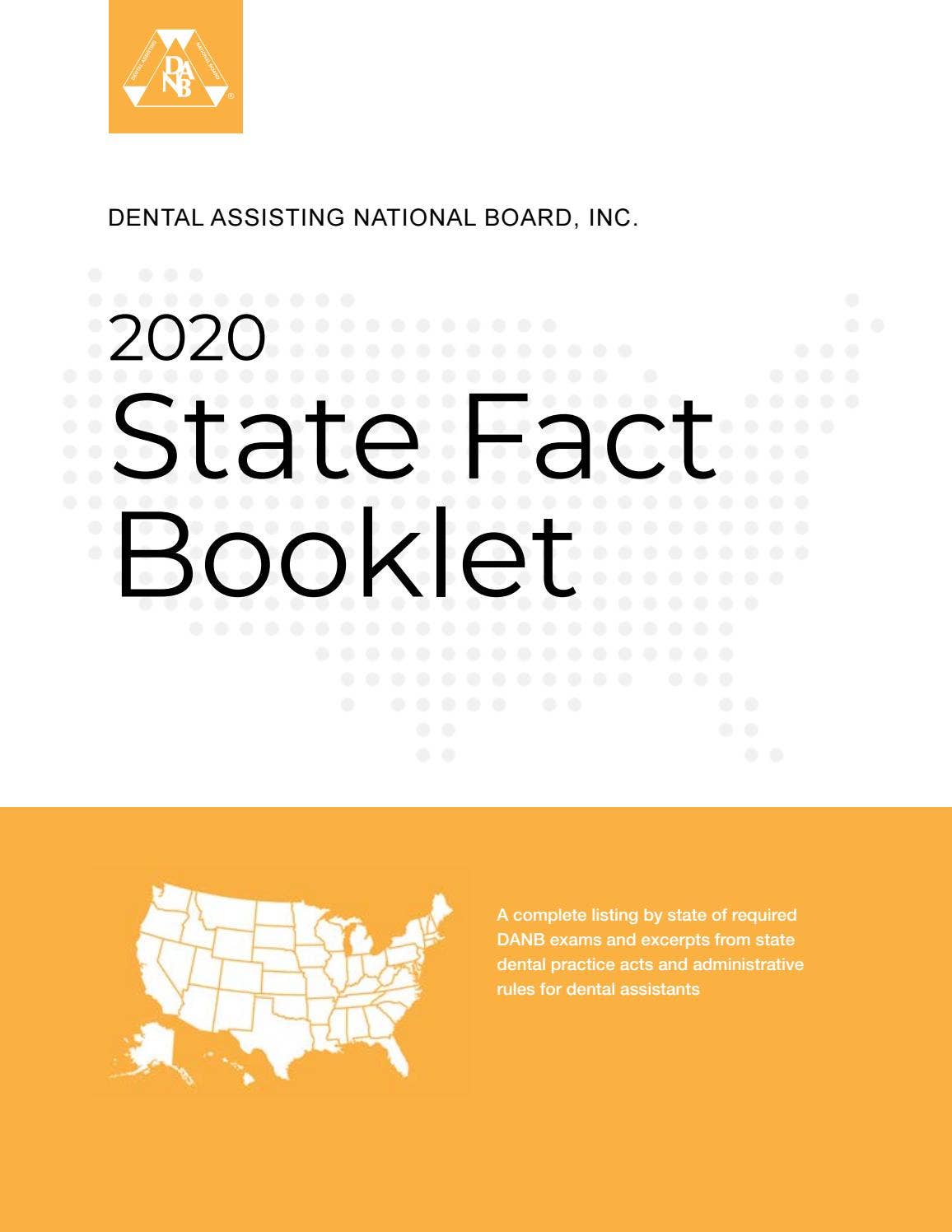 2020 State Fact Booklet by Dental Assisting National Board - Issuu