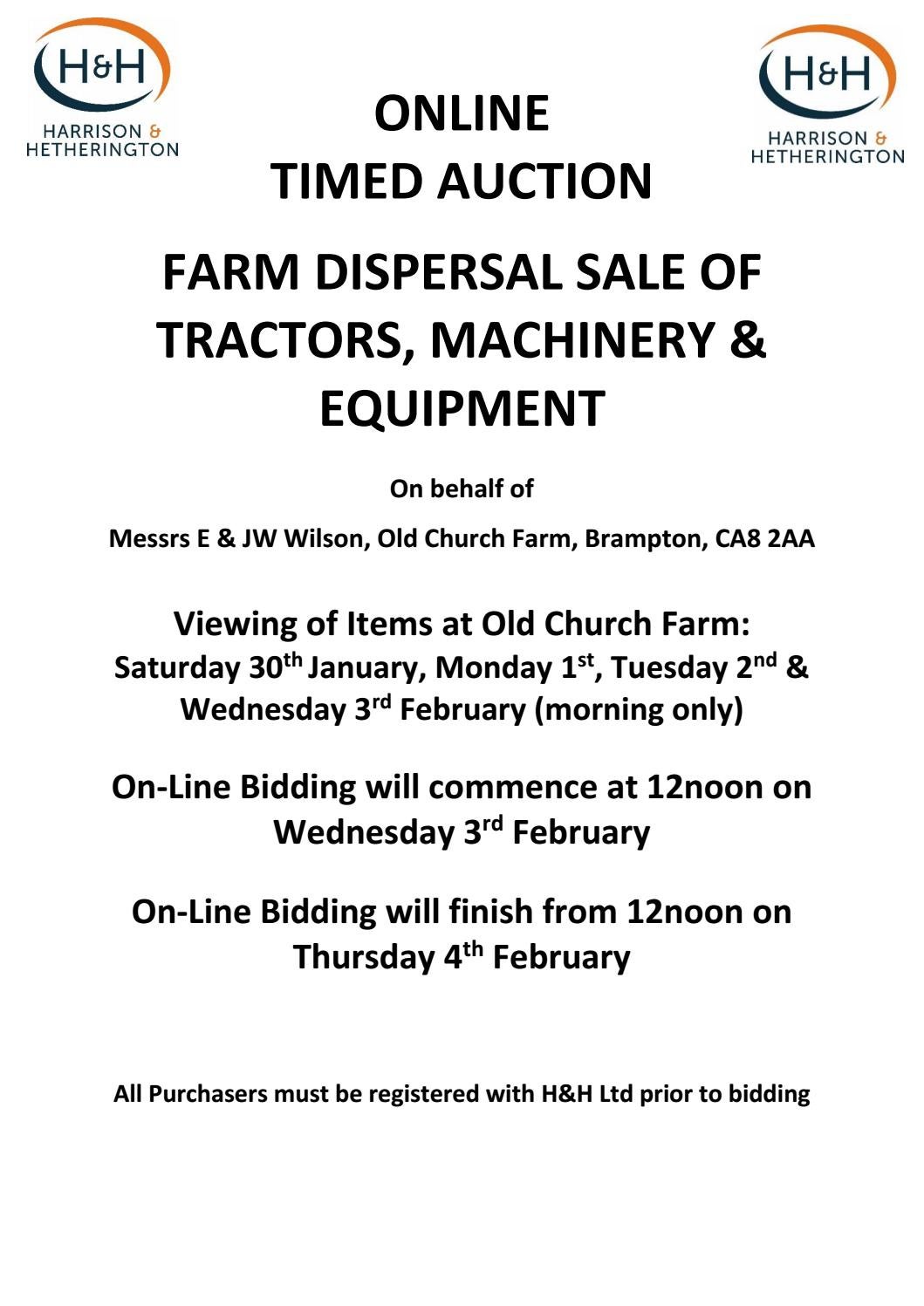 Old Church Farm Sale 040221 by Harrison & Hetherington Issuu
