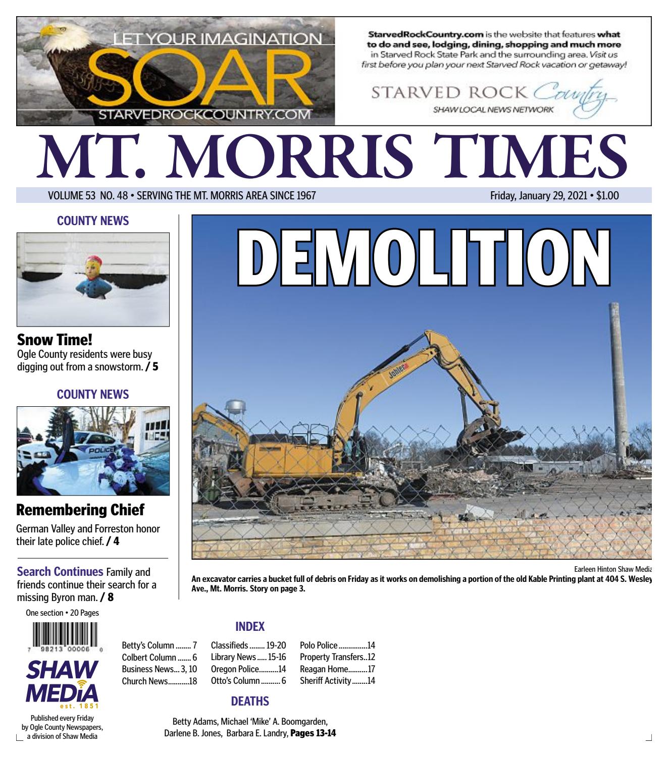 Mt. Morris Times by Shaw Media Issuu