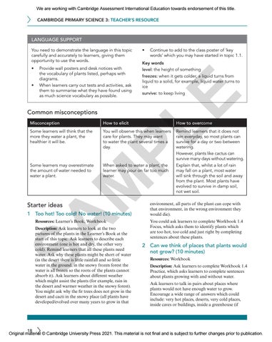 Primary Science Teacher’s Resource 3 Sample by Cambridge International ...