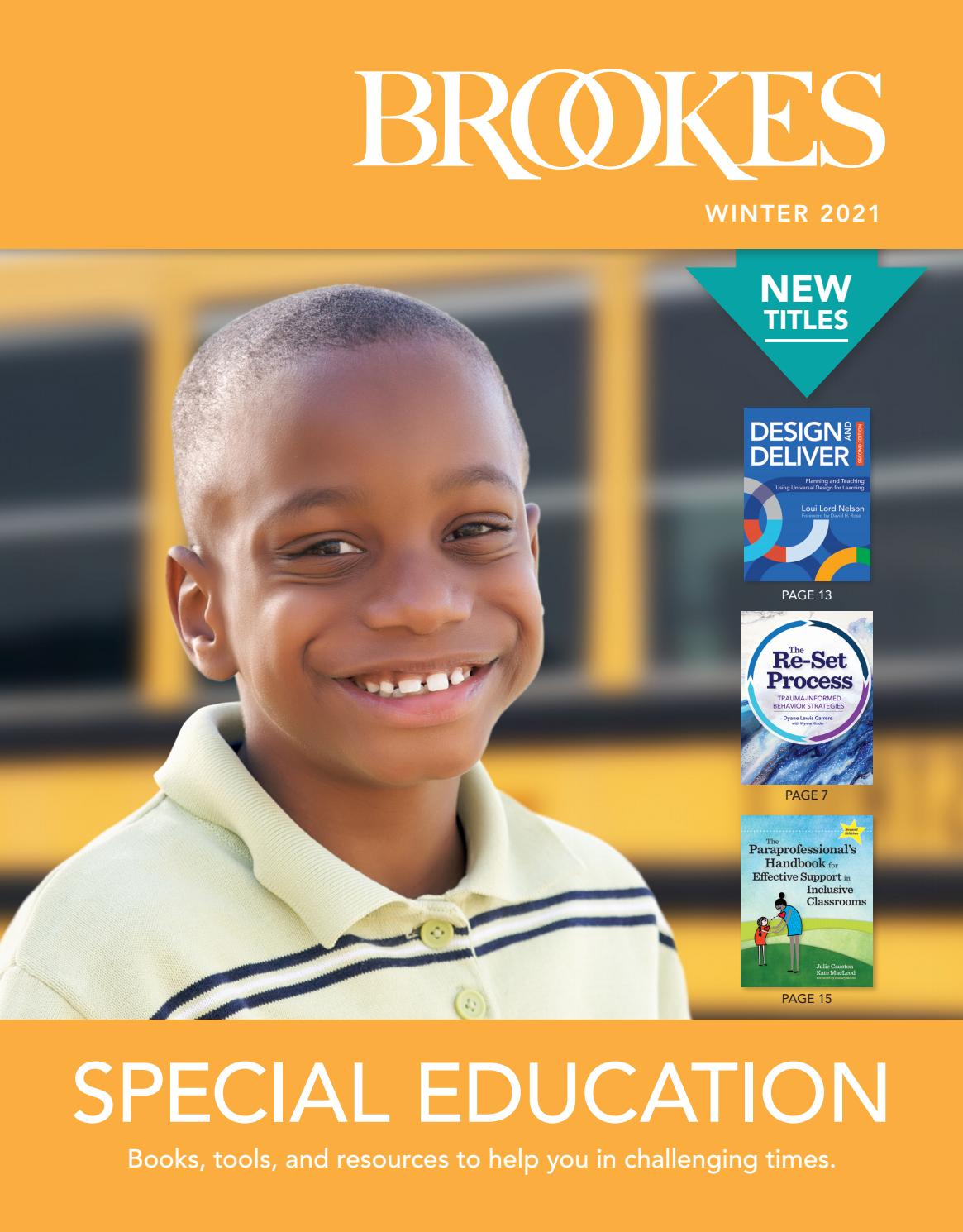 Brookes Publishing Special Education Winter 2021 by Brookes