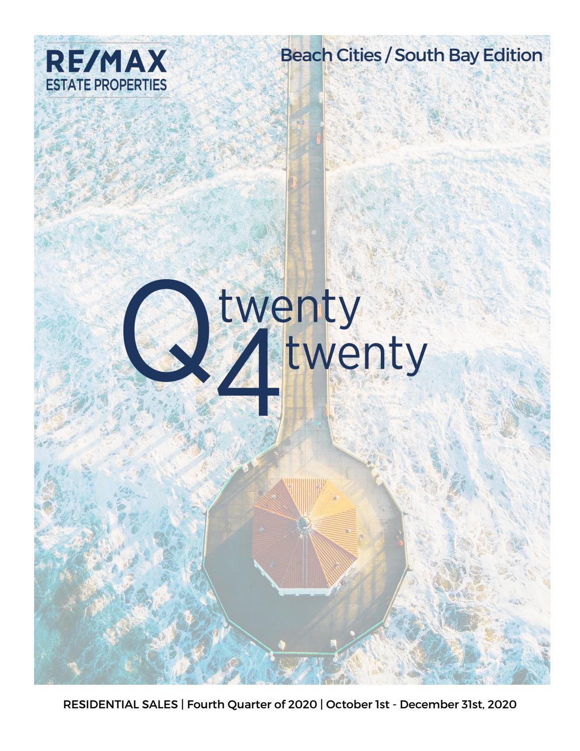 RE/MAX Estate Properties Q4 South Bay Report by RE/MAX Estate