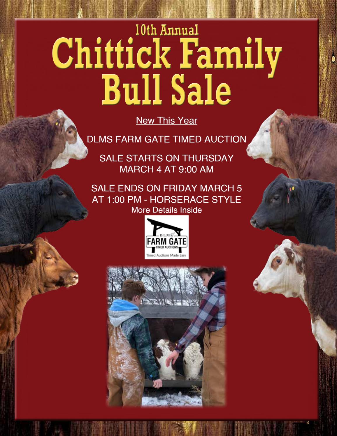 Chittick Reed Chittick Family Bull Sale by KendraFisherDESIGNS - Issuu