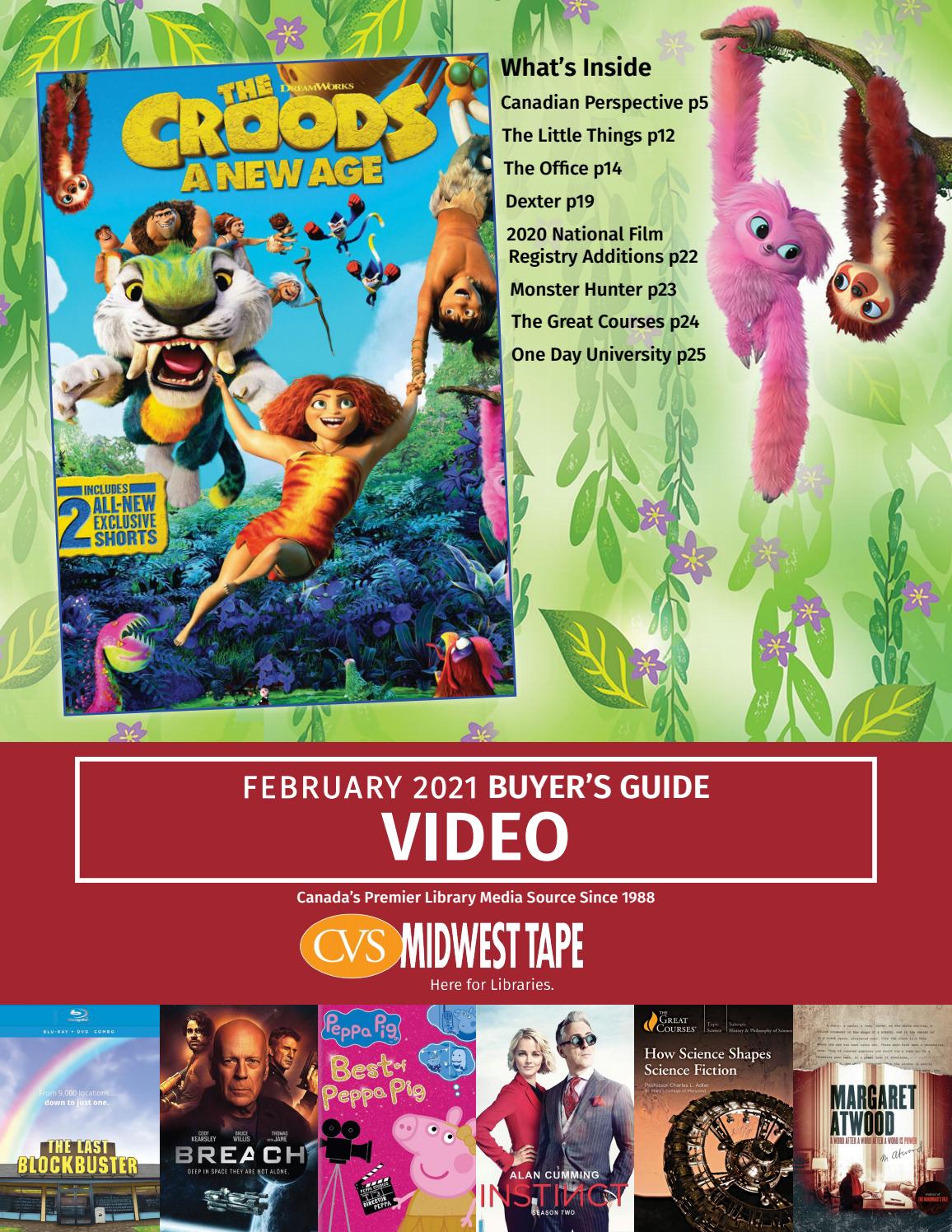 CVS Midwest Tape February 2021 Video Catalog by CVS Midwest Tape Issuu
