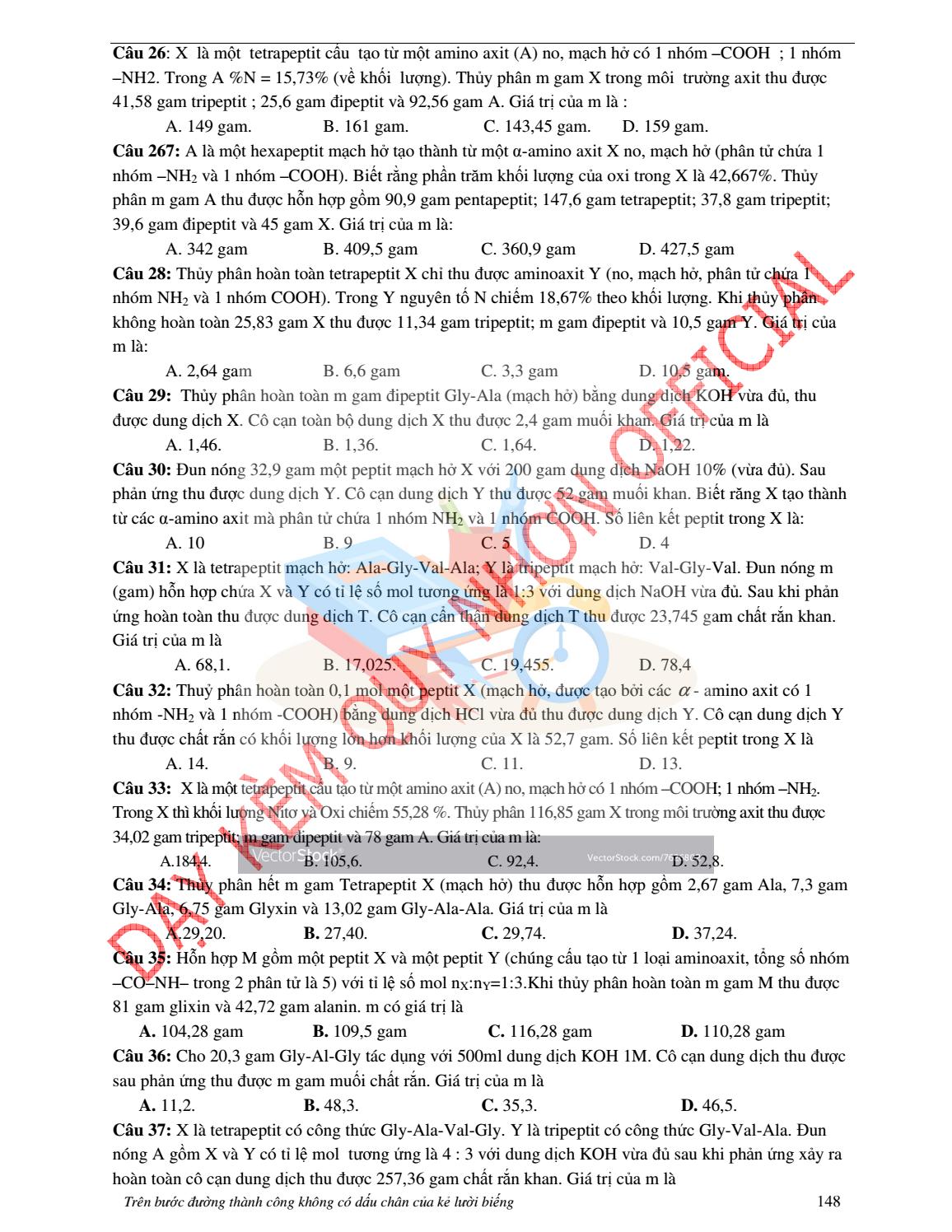 149 - LÍ THUYẾT ĐIỀN KHUYẾT VÀ BÀI TẬP TRẮC NGHIỆM ...