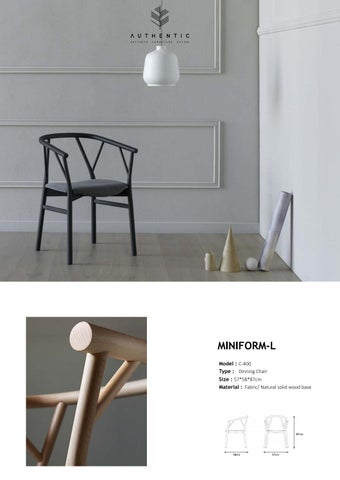 moOod Lighting AUTHENTIC 目录 册 4-THE 椅 第 19 页
