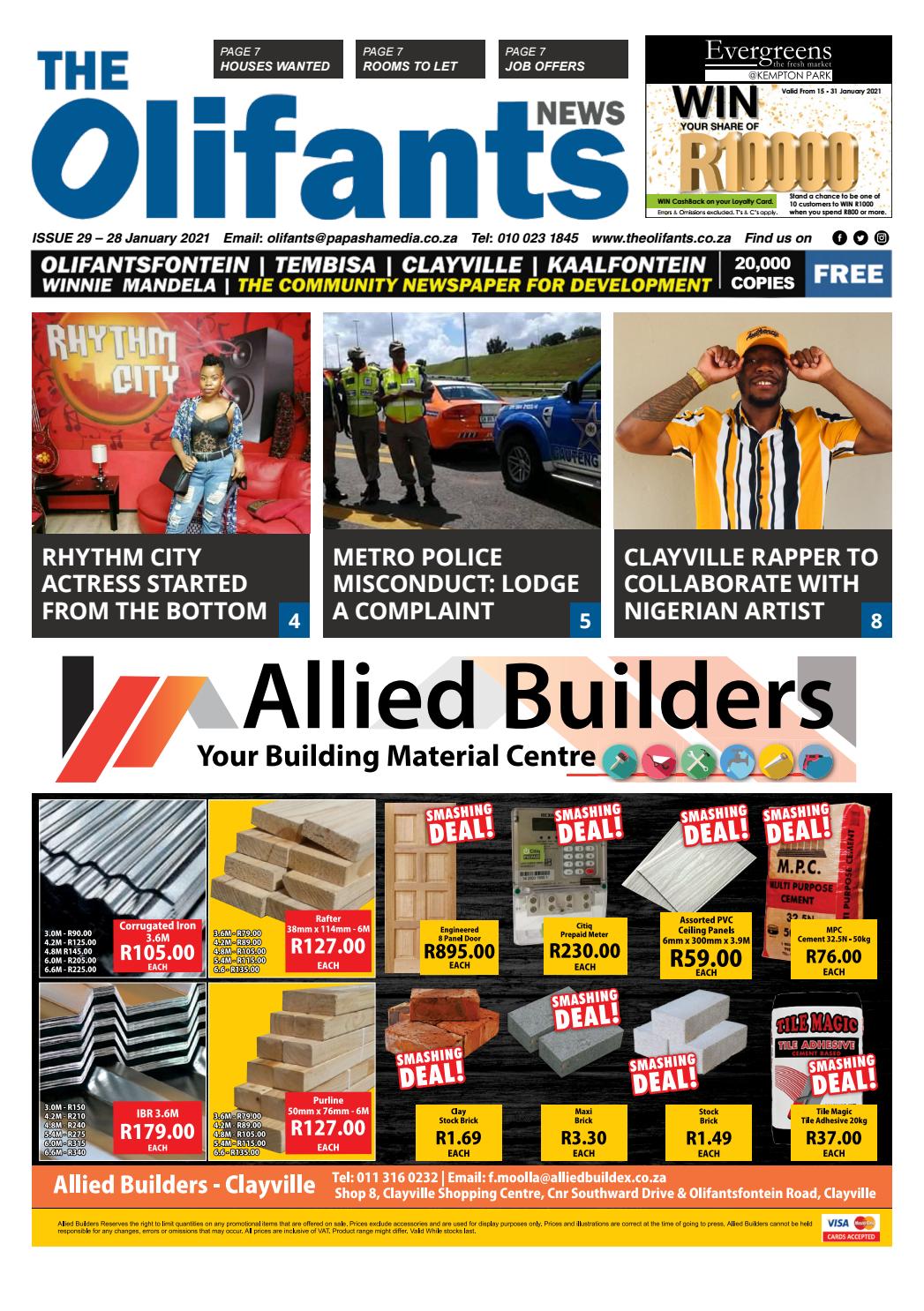 The Olifants News Edition 29 by Papasha Media Issuu