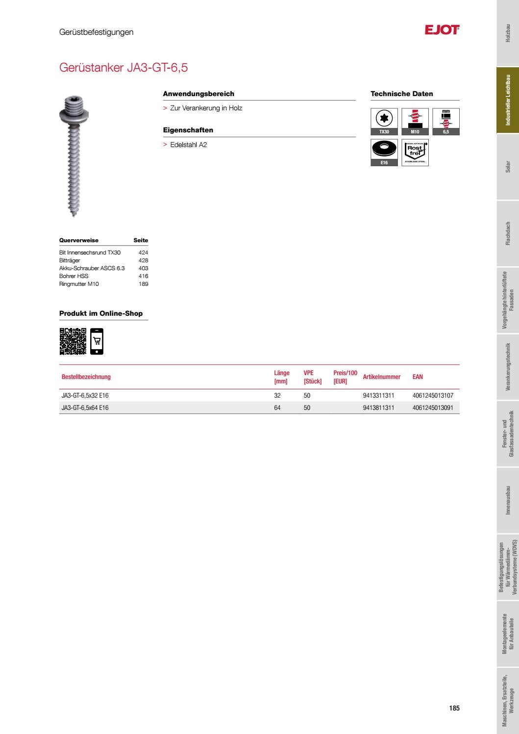 General Fasteners Catalog DE 2021 by ejotsverige Issuu