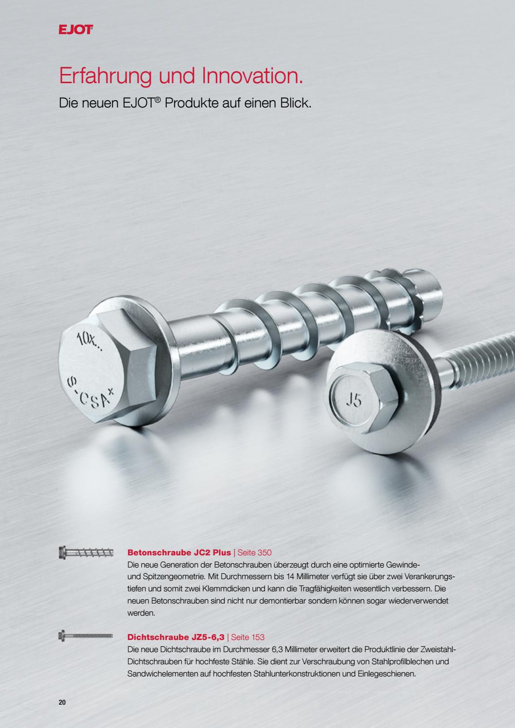 General Fasteners Catalog DE 2021 by ejotsverige Issuu