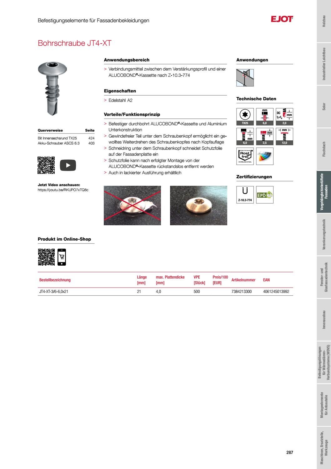 General Fasteners Catalog DE 2021 by ejotsverige Issuu