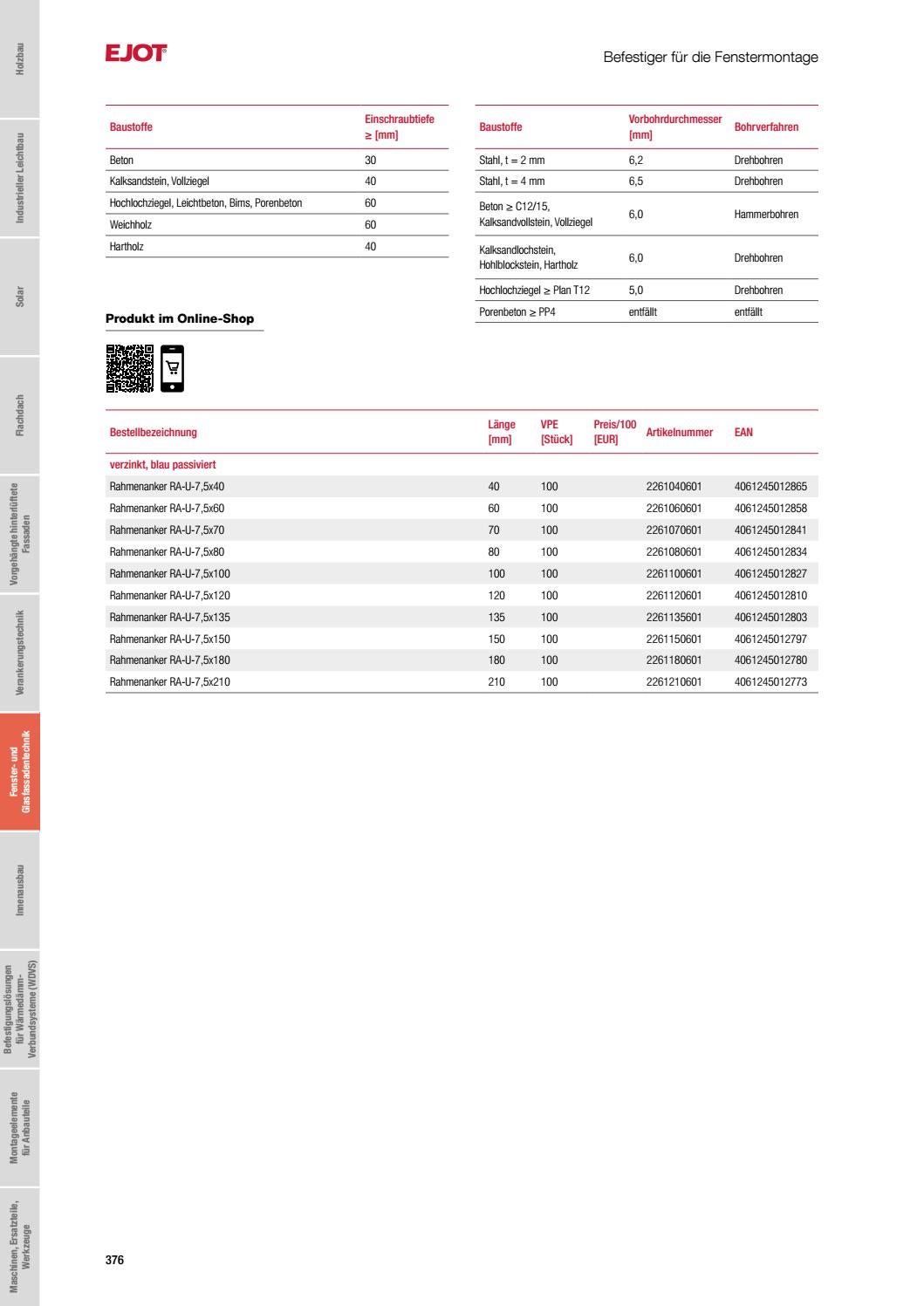 General Fasteners Catalog DE 2021 by ejotsverige Issuu