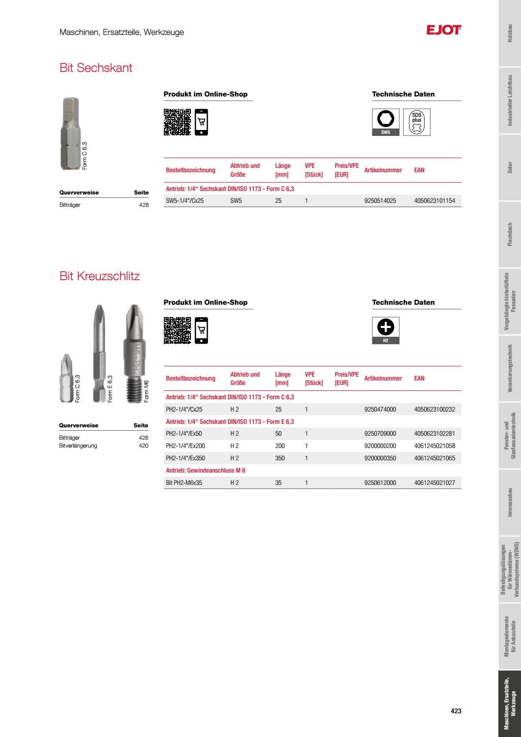 General Fasteners Catalog DE 2021 by ejotsverige Issuu