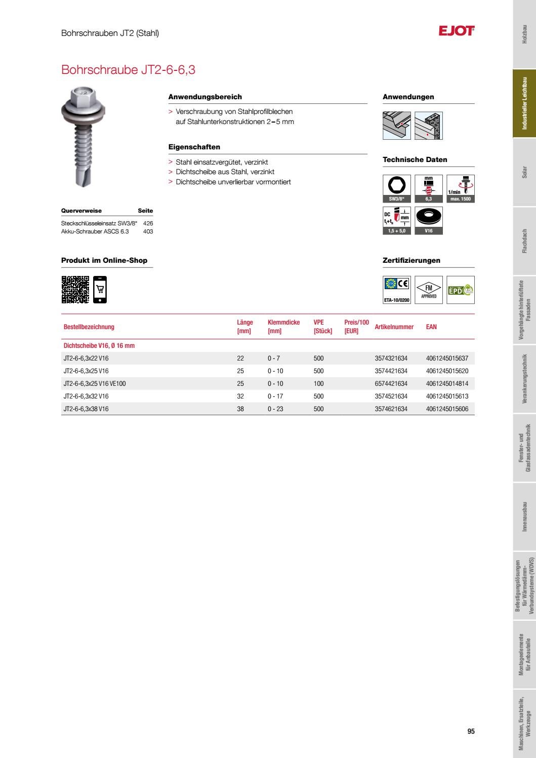 General Fasteners Catalog DE 2021 by ejotsverige Issuu