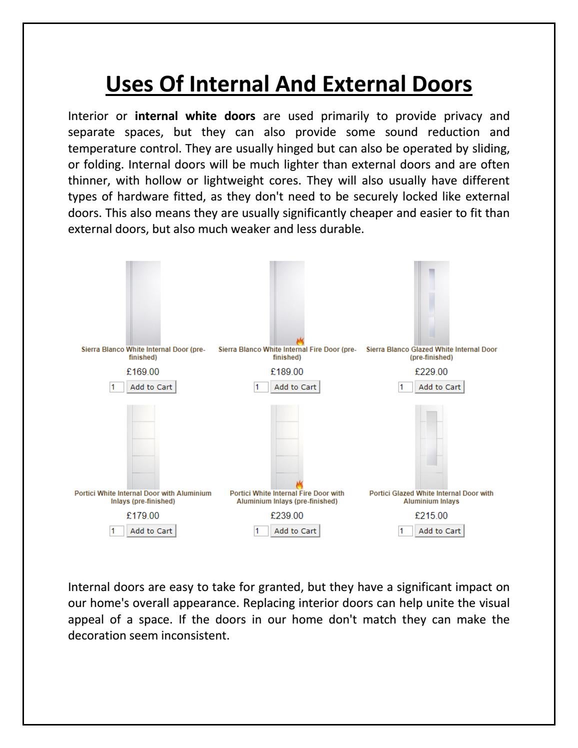 Uses Of Internal And External Doors by Fine Doors Issuu