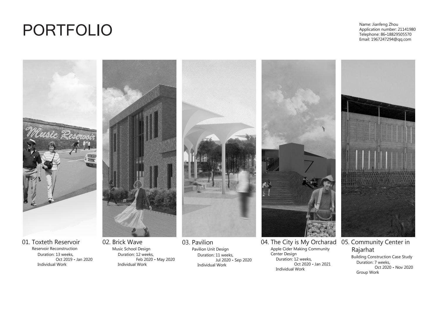 Jianfeng Zhou Portfolio UCL Application 2021Fall by Jianfeng Zhou - Issuu