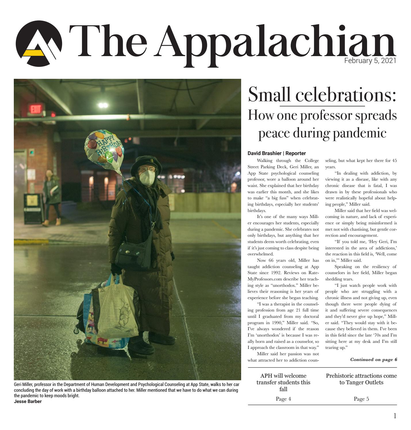 The Appalachian February 5, 2021 by The Appalachian Issuu