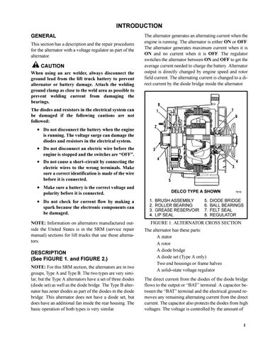 Hyster Forklift H70XL-H110XL(F005) service manual by heydownloads - issuu | Hyster Voltage Regulator Wiring Diagram | | Issuu