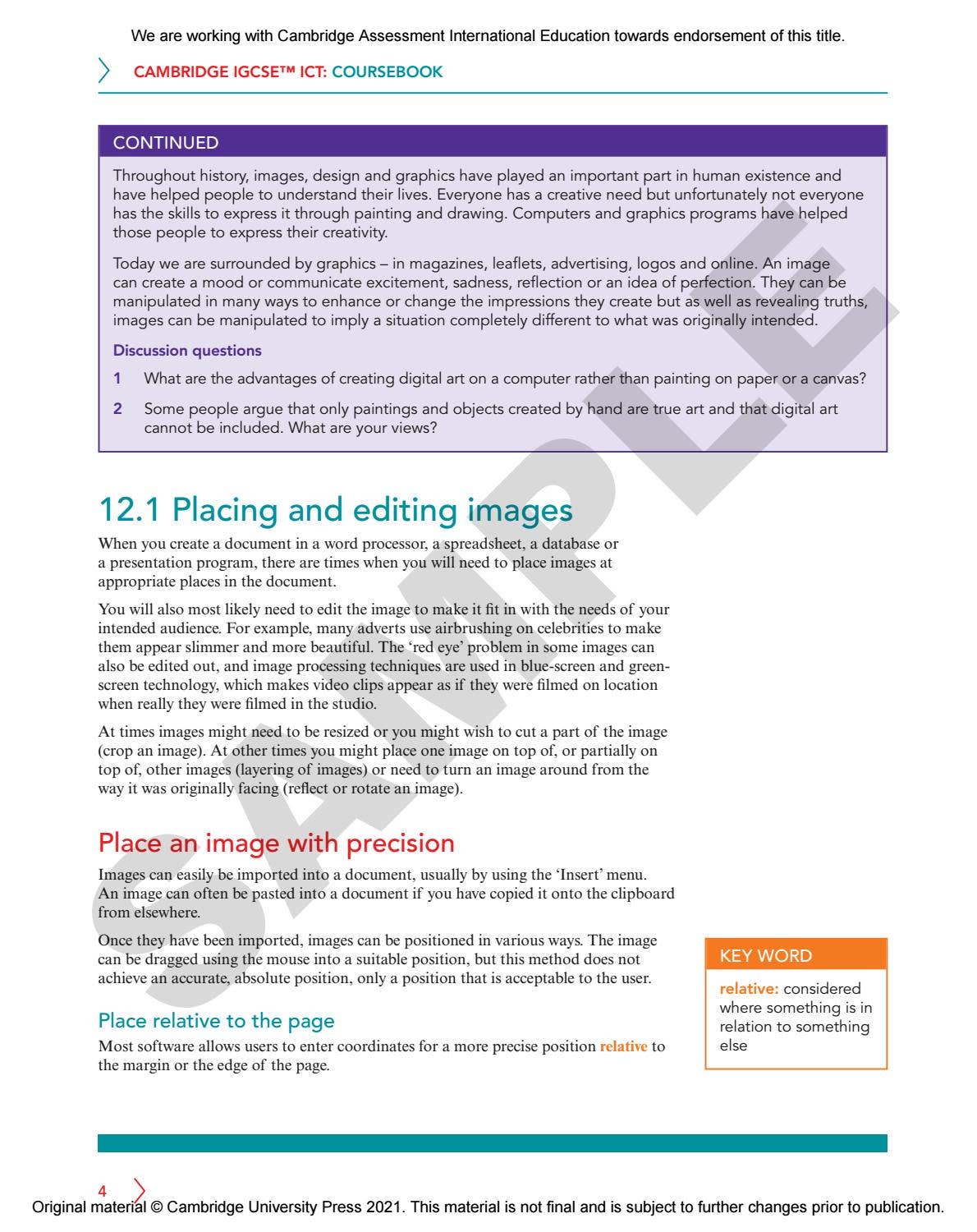 Gcse Coursework Ict Example IGCSE ICT - Sample by Cambridge International Education - Issuu
