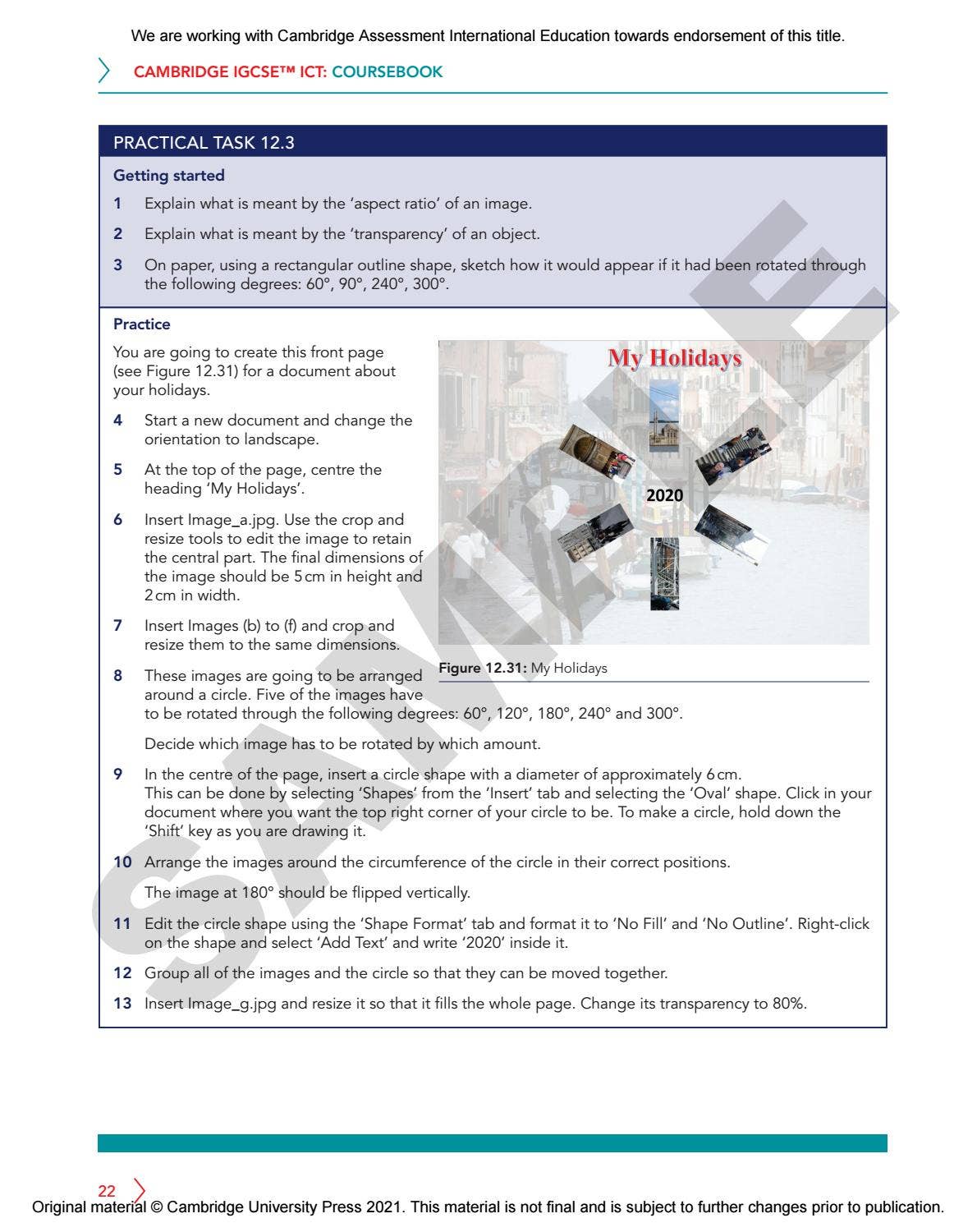 Gcse Coursework Ict Example IGCSE ICT - Sample by Cambridge International Education - Issuu