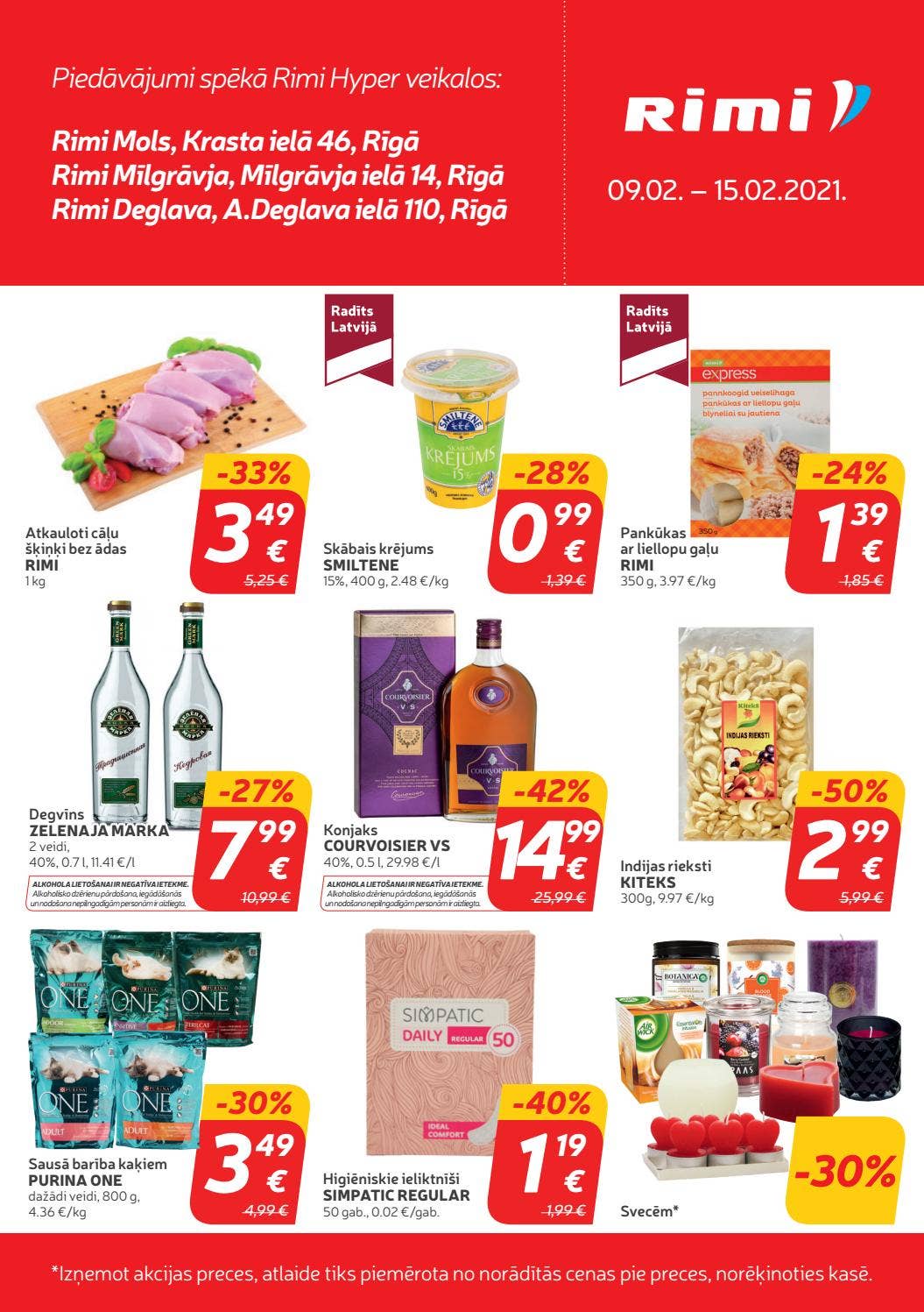 Rimi Hyper piedāvājumi Rīgā 09.02.-15.02.2021. by Rimi - Issuu