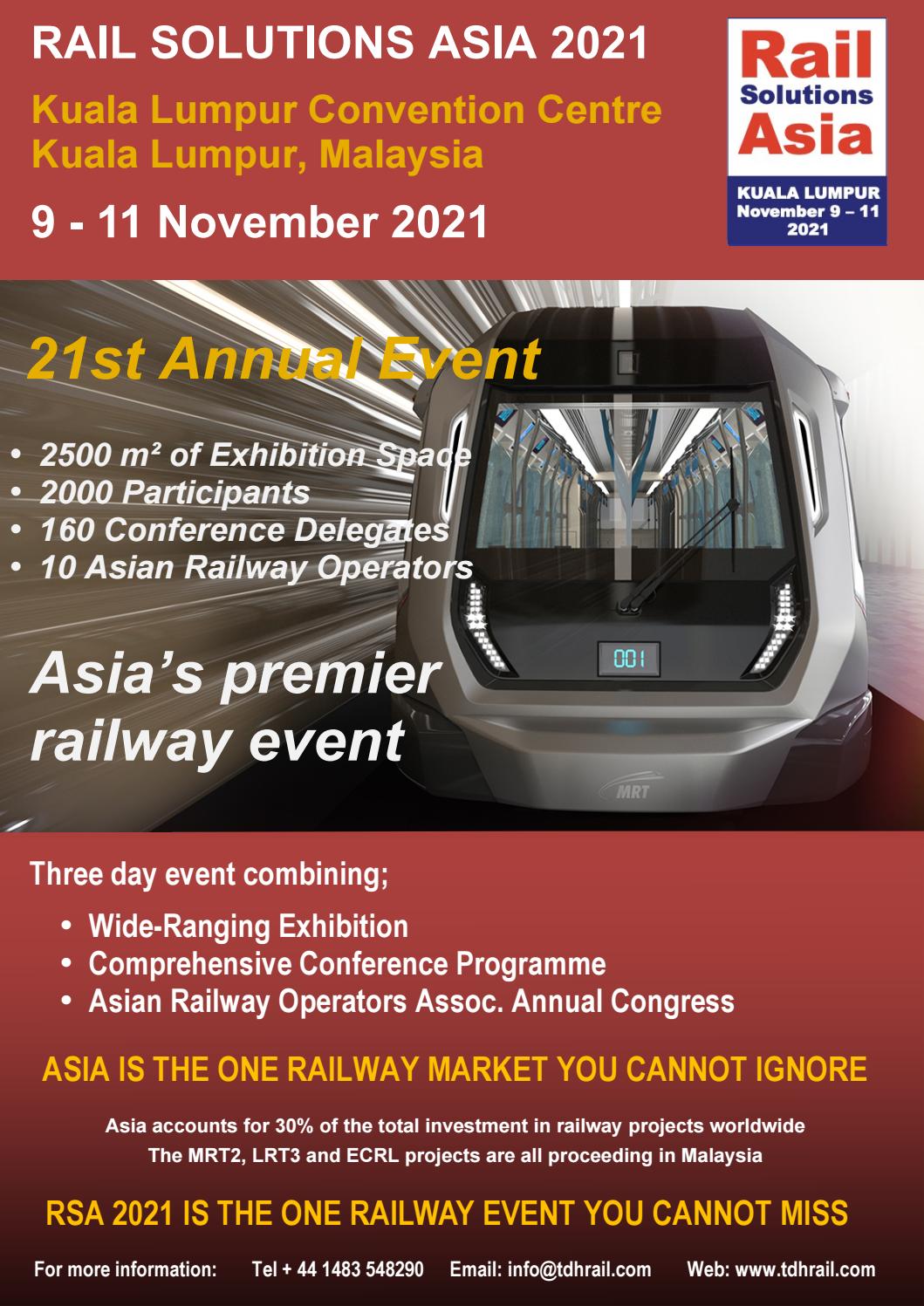 Tdhrail Show Information 2021 By The Magazine Production Company Issuu