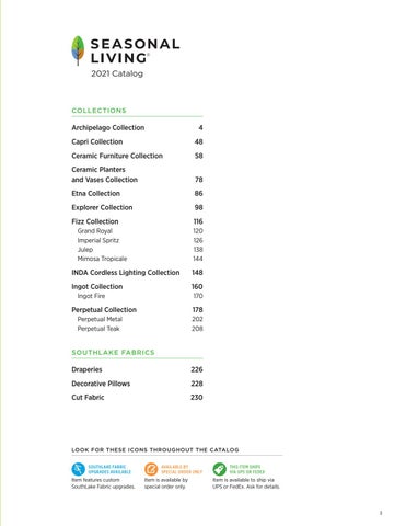 Seasonal Living 2021 家具目录 第 3 页