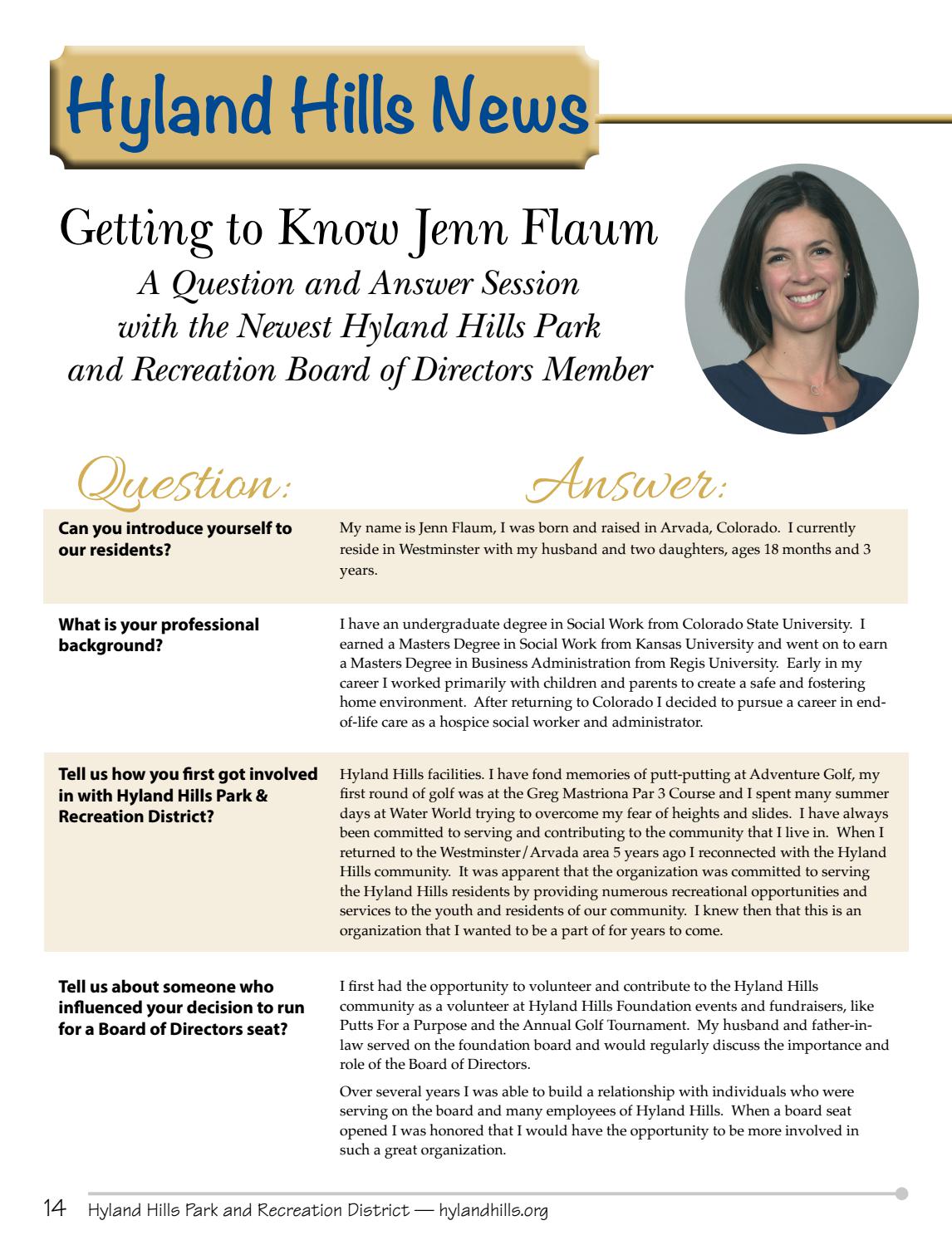 Hyland Hills Park and Recreation District Activities Guide -- Fall 2020 by  The Publishing House - Issuu