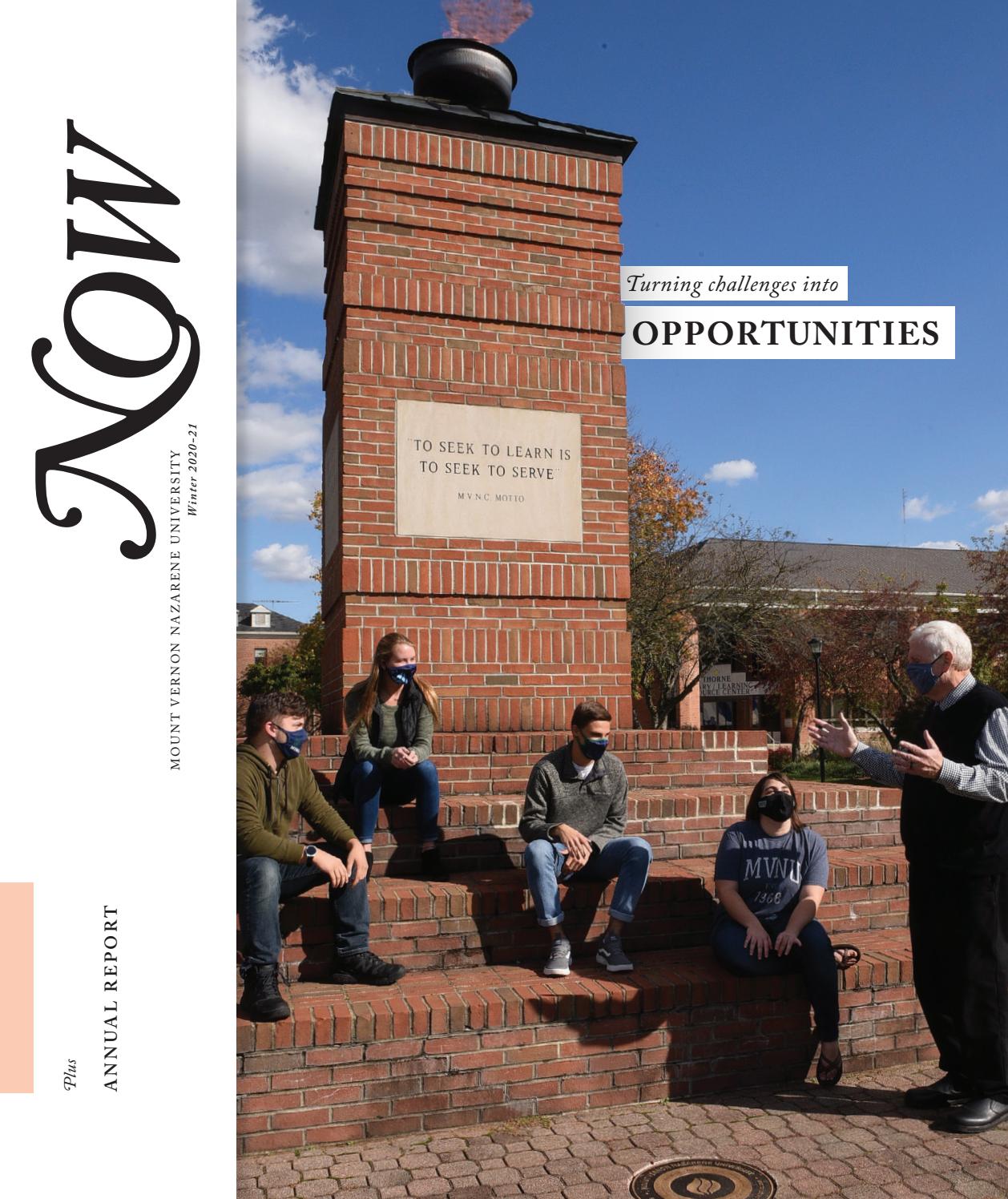 Mvnu Now Fall 2020 By Mount Vernon Nazarene University Issuu Mvnu Now Fall 2020 By Mount Vernon Nazarene University Issuu