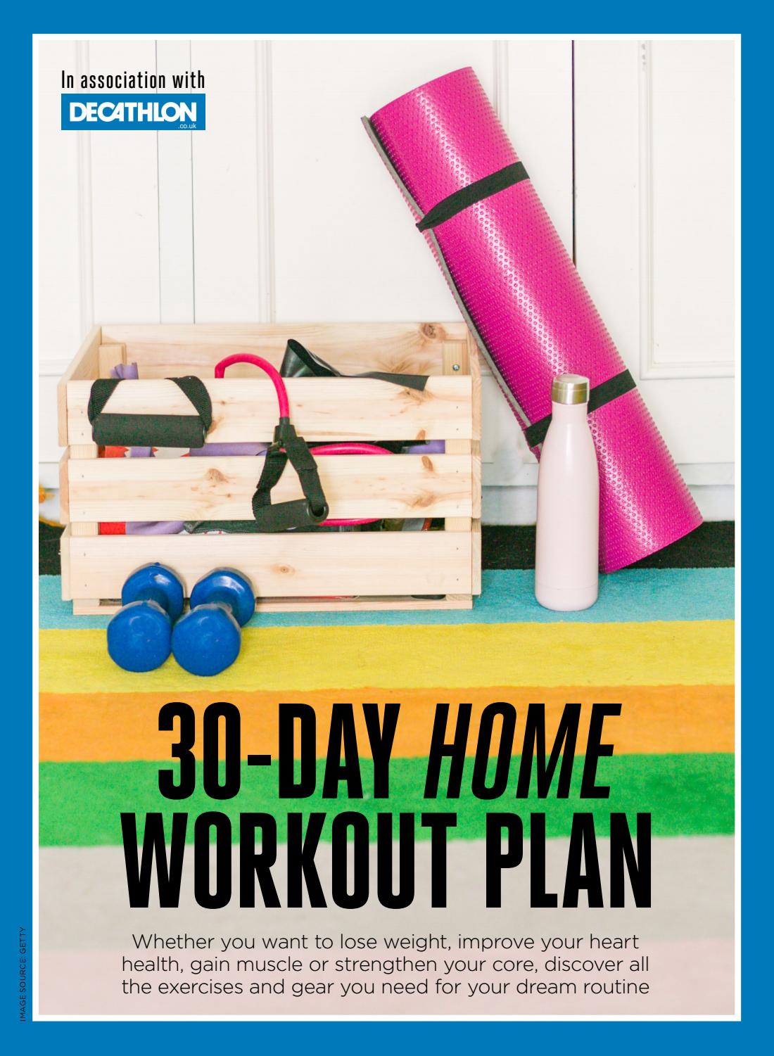 30 Day Home Workout Plan Vebuka