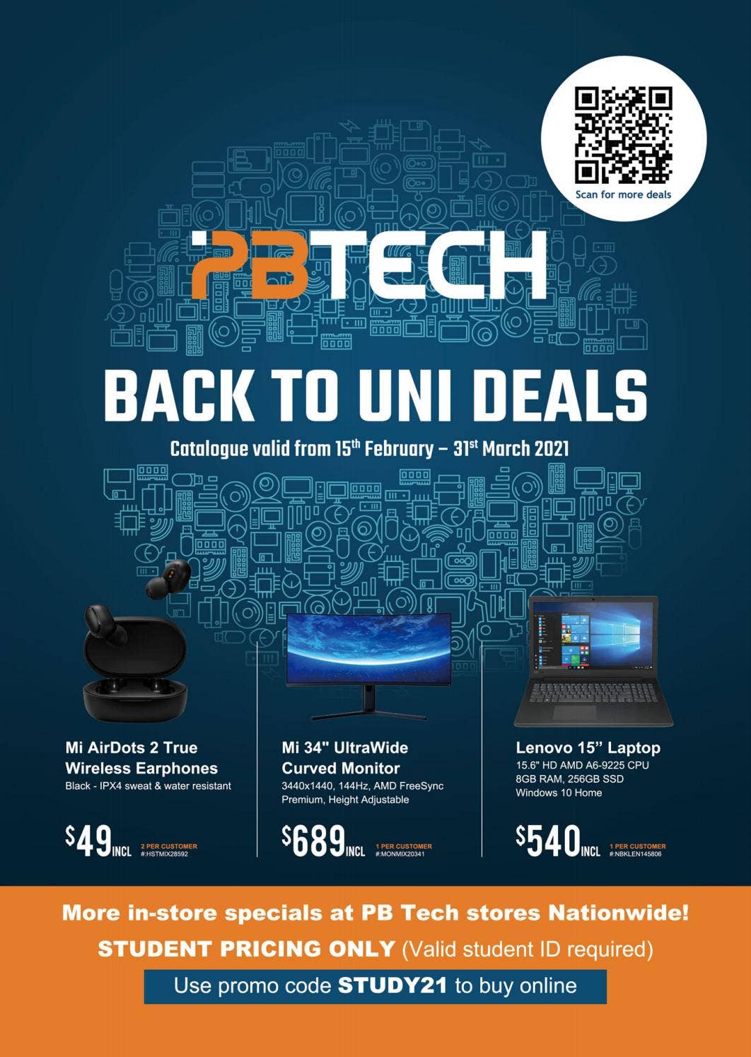 PB Tech - Back to Uni Deals - 2021 by PB Tech - Issuu
