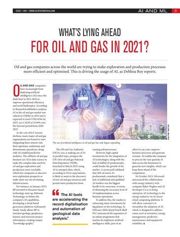 What’s lying ahead for the oil and gas in 2021?