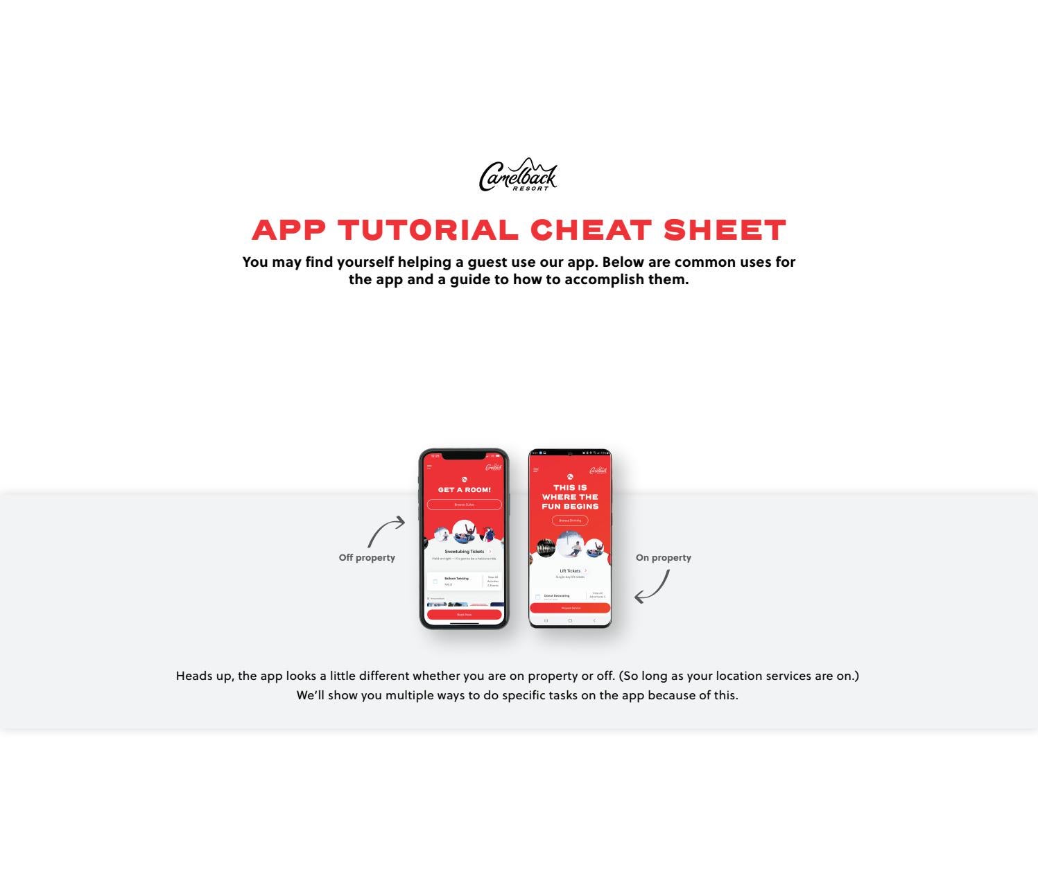 Camelback Resort APP Highlights by camelbackresort Issuu