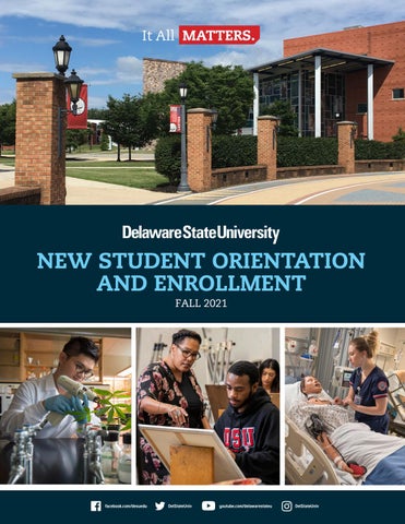 Delaware State University Fall 2021 New Student Orientation Booklet by