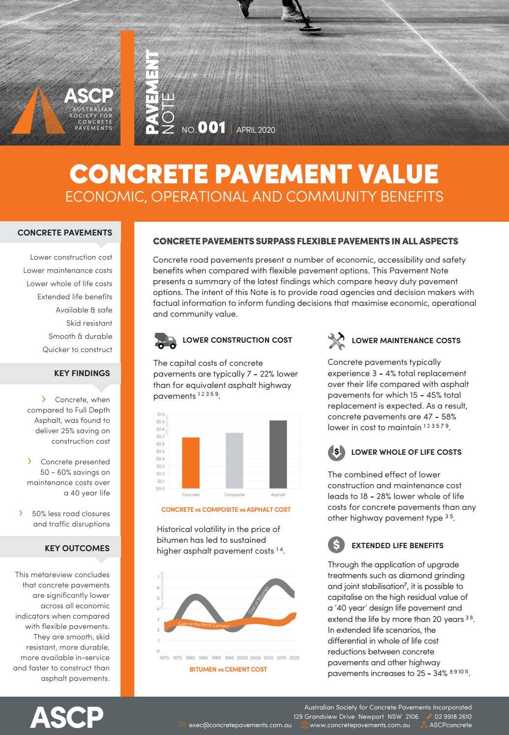 SUSTAINABLE CONCRETE PAVEMENTS REDUCED ENVIRONMENTAL IMPACT OF CONCRETE ...