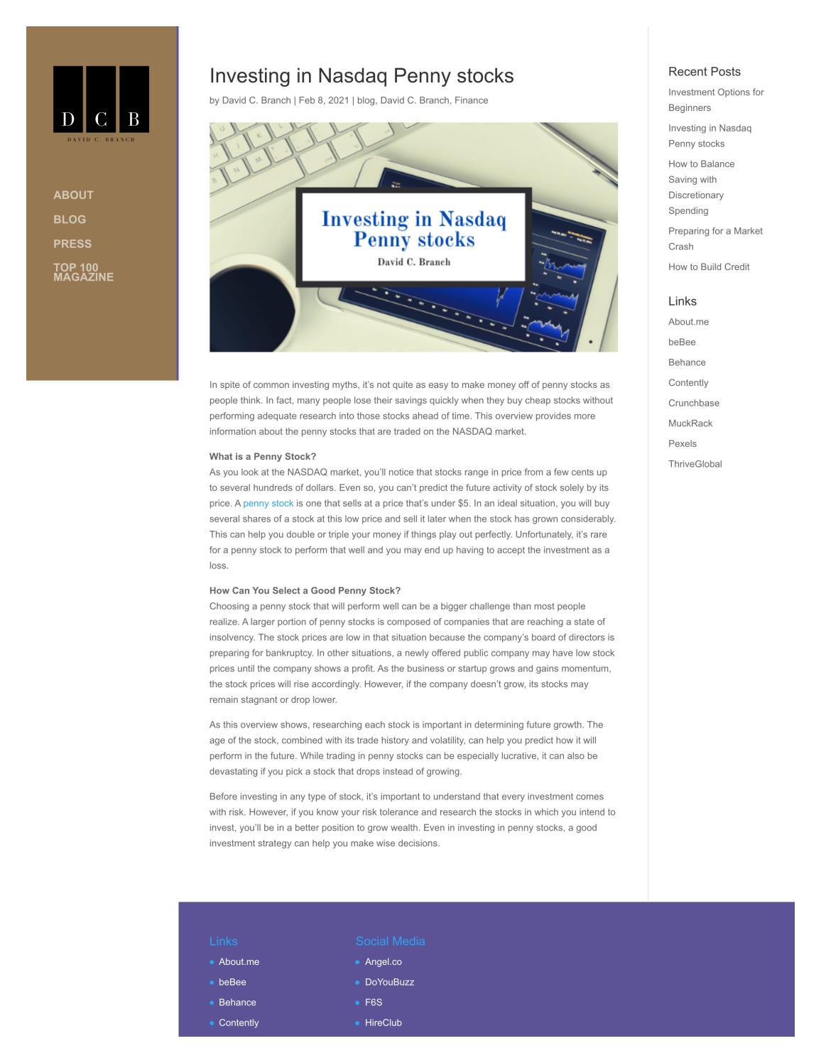 Investing In Nasdaq Penny Stocks By David C Branch Issuu investing-in-nasdaq-penny-stocks-by-david-c-branch-issuu