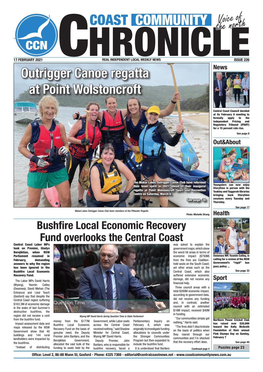 Coast Community Chronicle 226 By Central Coast Newspapers Issuu