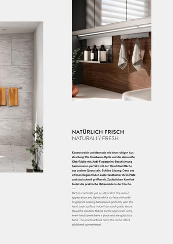 Perspektive Werbeagentur 家具目录 · nobilia® - Badwelten mit Stil 2021 第 15 页
